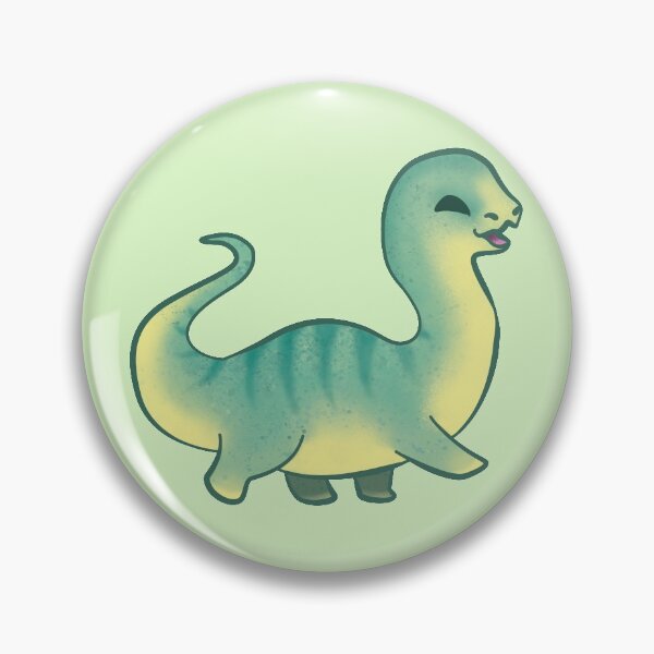 Item preview, Happy Chibi Long Neck Dinosaur - Sauropod Diplodocus designed and sold by ShyOwlet.
