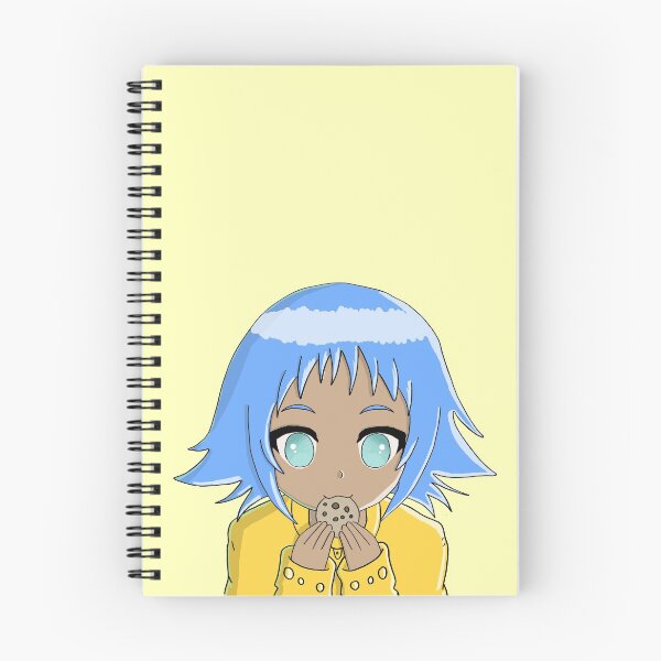 Item preview, Ok but first cookies - Black anime girl with blue hair designed and sold by OooiChris.
