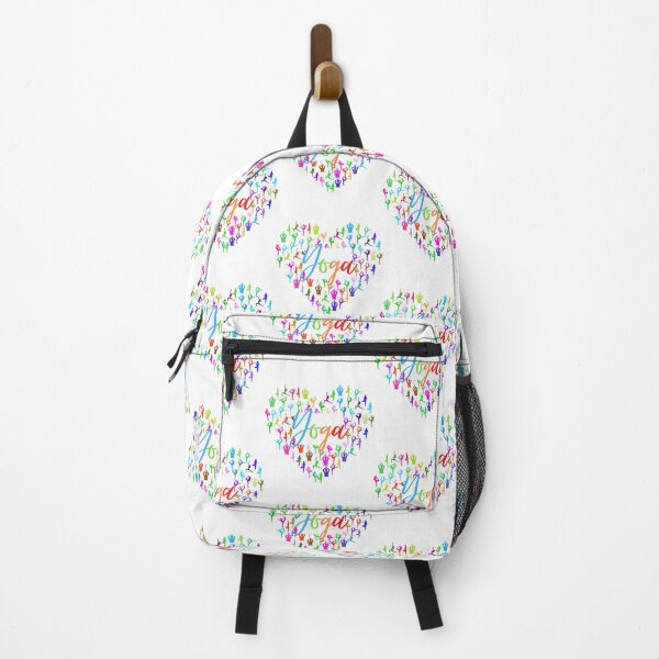Item preview, Yoga heart made with different poses and colors designed and sold by Mr-3.