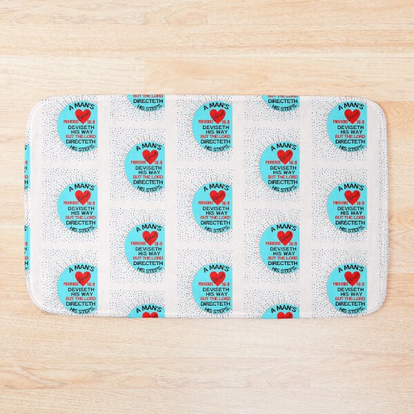 Item preview, Proverbs 16:9 A man's heart deviseth his way, designed and sold by Mammanation.