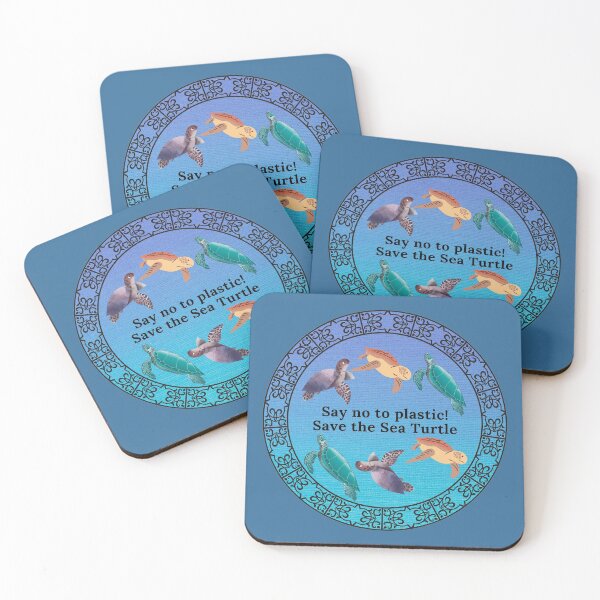 Item preview, Say no to plastic and save the turtles! designed and sold by DastaanArt.