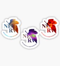 Space Genesis Evangelion || Nerv Logo (Sticker Set) Sticker