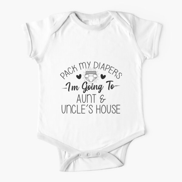 Cute Smart and Funny Just Like My Aunt, Cute Auntie Baby Announcement,  great aunt, best aunt, cool auntie - Baby One-Piece Bodysuit - Wicked Milk