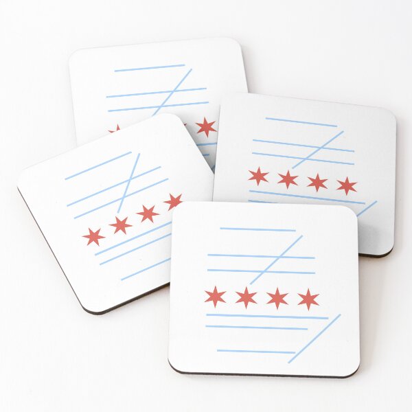 Item preview, KORD Runway Map Chicago Flag designed and sold by jackdennis7.