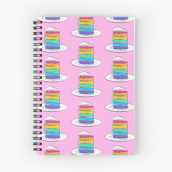 Item preview, Rainbow Cake Slice - Pink designed and sold by littlearrow.