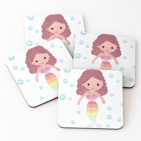 Item preview, Red Rainbow Mermaid designed and sold by Crafted-Pear.
