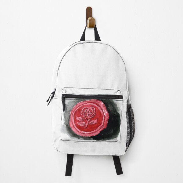 Item preview, Rose Wax Seal Watercolor Painting with Black Background designed and sold by LadyKatieP.