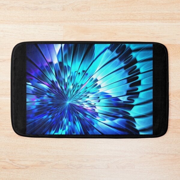 Item preview, Fractal Blue Shining   Floral Background   designed and sold by Aenota.