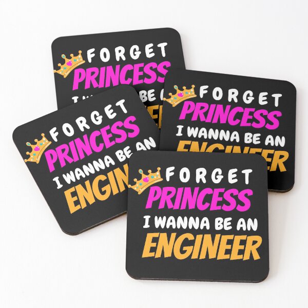 Item preview, Forget Princess I Wanna Be An Engineer, Funny Gift For Engineer Women designed and sold by 24FAHSION.