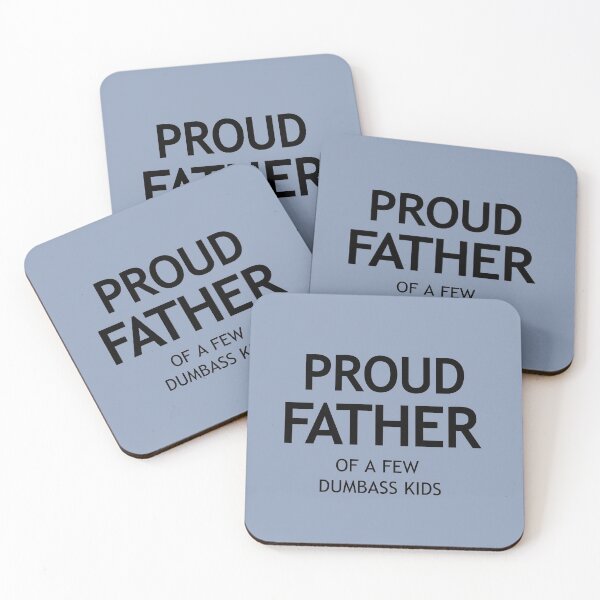 Item preview, Proud Father of a Few Dumbass Kids Father Day Gift Shirt Mens T Shirt Funny Proud Dad designed and sold by zahra369der.