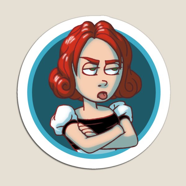 Angry CHARLIE Icon Magnet