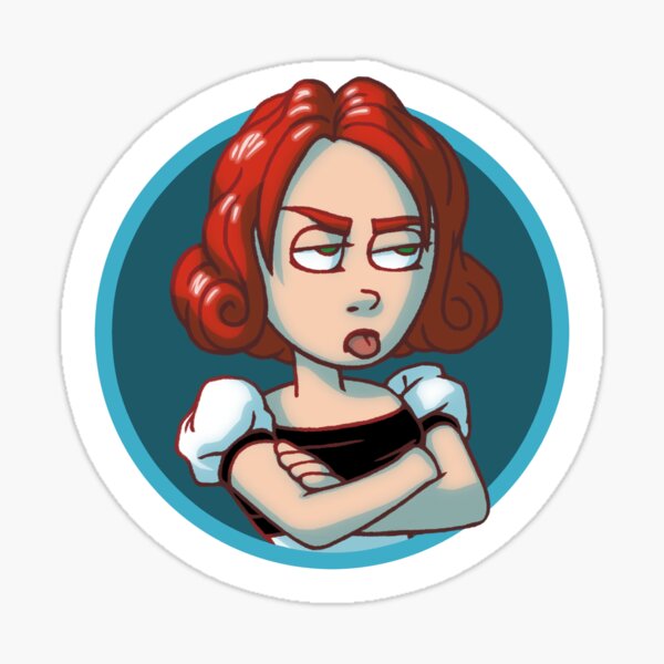 Angry CHARLIE Icon Sticker