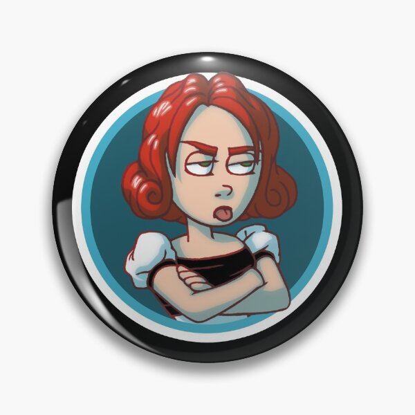 Angry CHARLIE Icon Pin