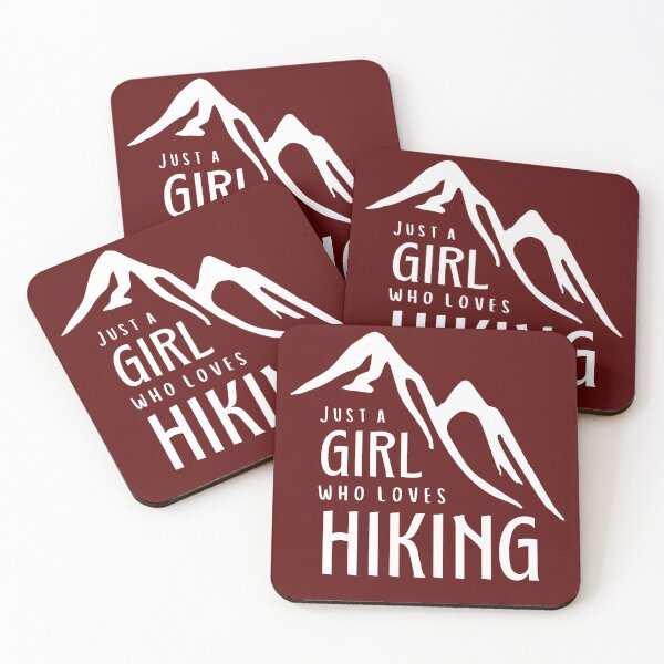 Item preview, Just a girl who loves hiking designed and sold by BohoHiker.
