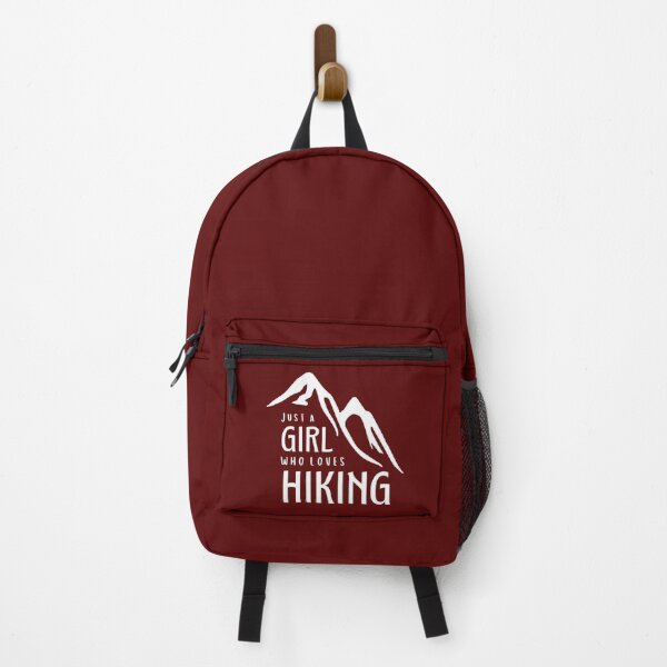 Item preview, Just a girl who loves hiking designed and sold by BohoHiker.