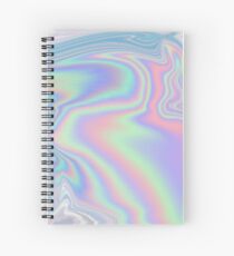 Holographic Pattern Spiral Notebook