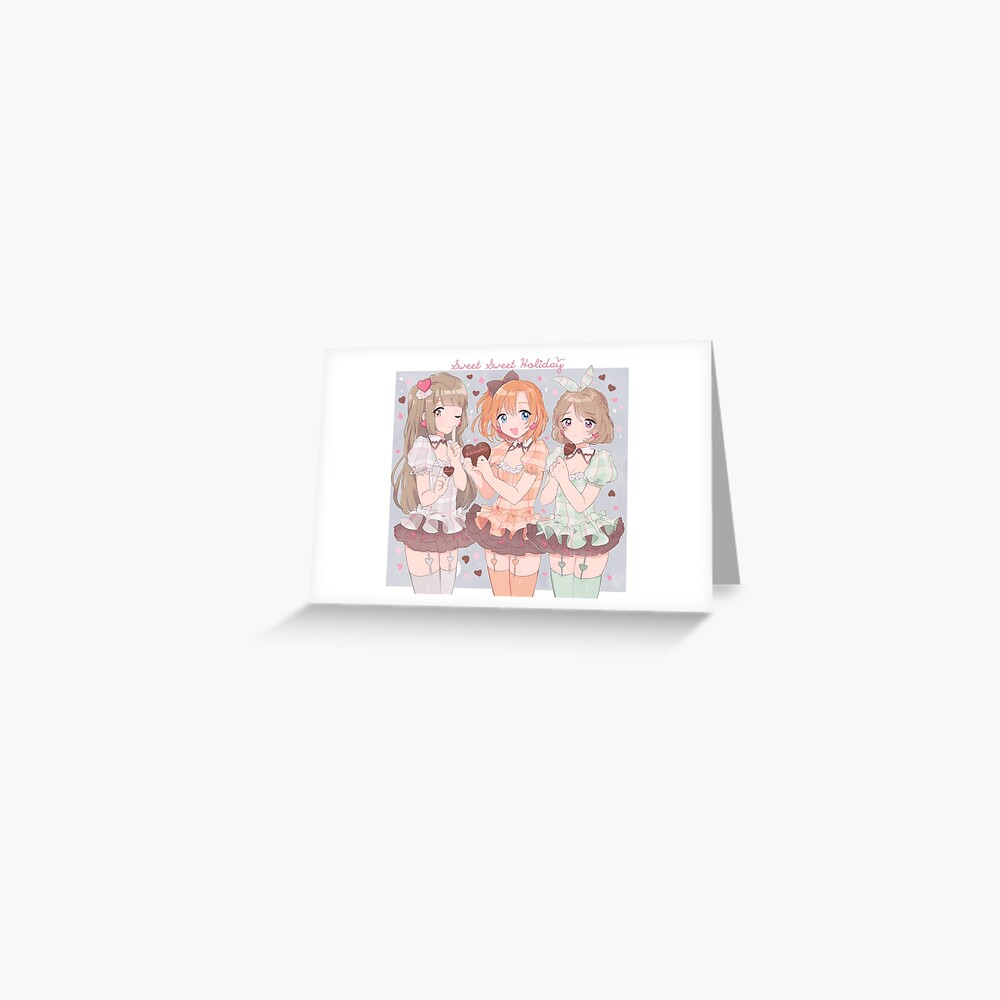 Love Live Sweet Sweet Holiday Postcard By Naralash Redbubble