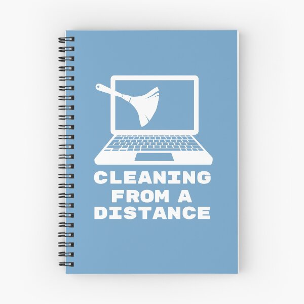 Item preview, Cleaning From a Distance Fun Retro Computer Dusting Fun designed and sold by SavvyCleaner.