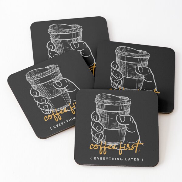 Item preview, Coffee First, everything later  designed and sold by YousefMarei.