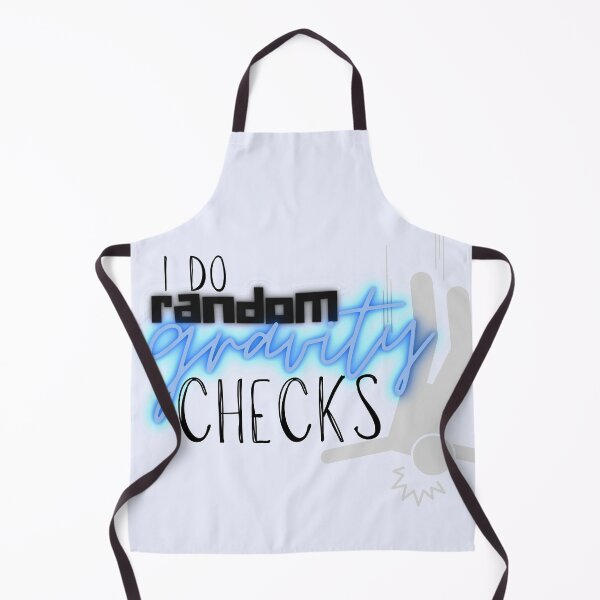 Item preview, Blue I do Random Gravity Checks designed and sold by indigofox-x.