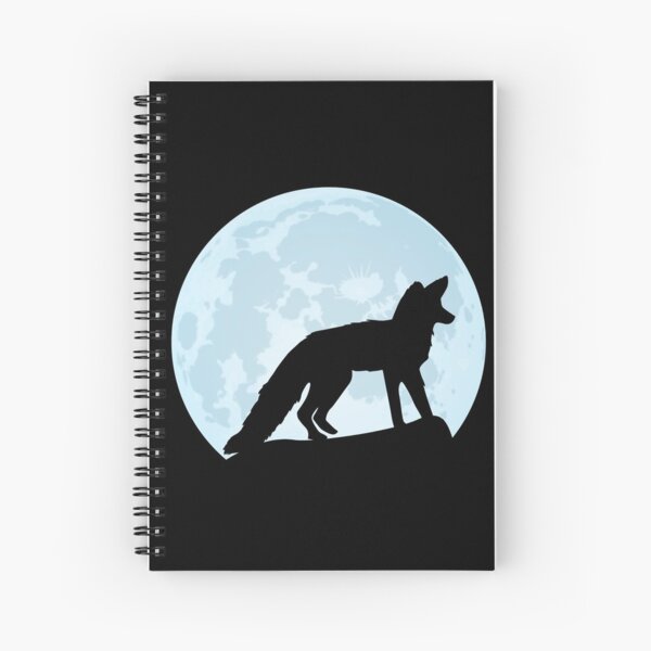 Item preview, fox lover animal moon fox silhouette designed and sold by alaechamlal.