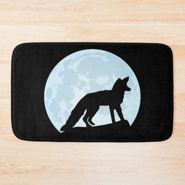 Item preview, fox lover animal moon fox silhouette designed and sold by alaechamlal.