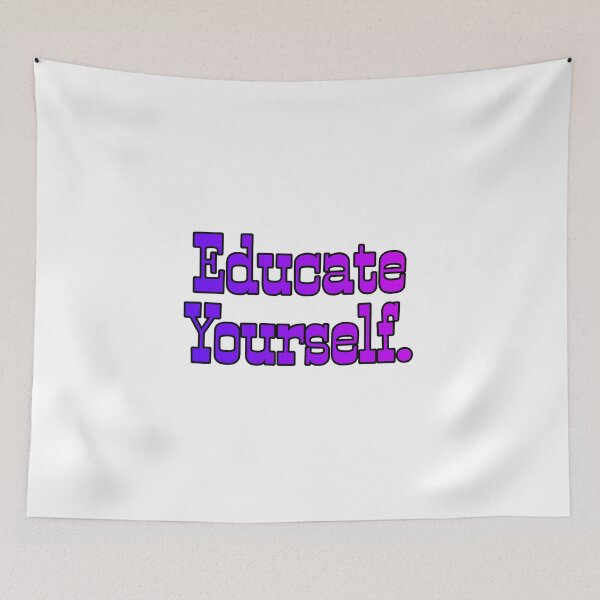 Item preview, Educate yourself shirt gift funny designed and sold by RedaSouq.