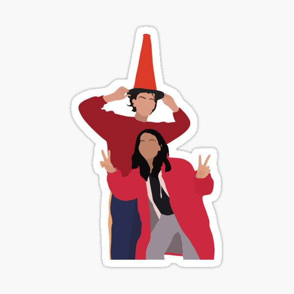 Casey Gardner and Izzie Atypical Sticker