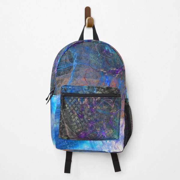 Item preview, Fractal Wave Rush (ocean, beach, blue) designed and sold by Discordant Dreams Art.