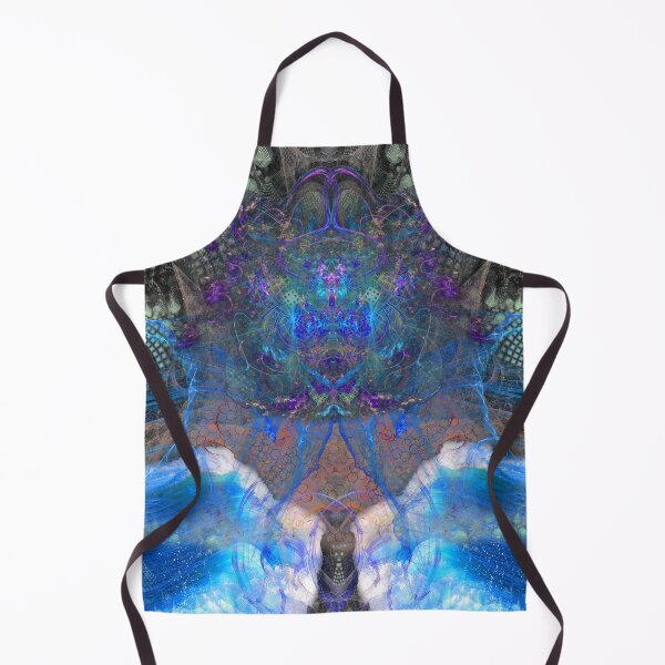 Item preview, Fractal Wave Rush (ocean, beach, blue) designed and sold by Discordant Dreams Art.