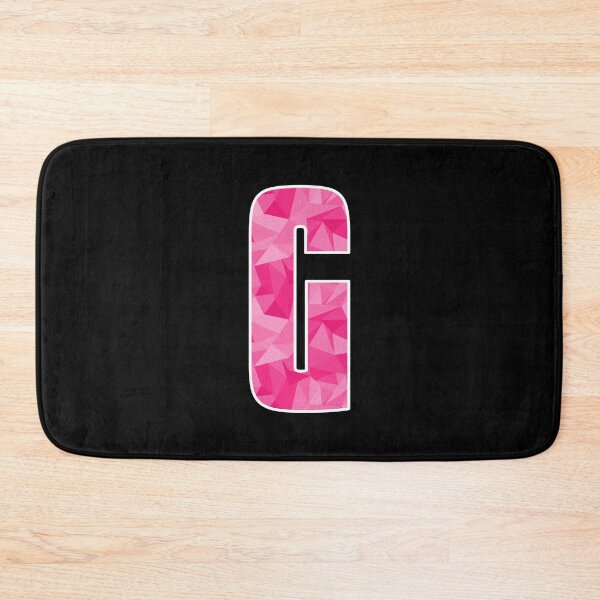 Item preview, Letter G, Monogram Letter Art of Pink Triangle Pattern designed and sold by dylanxh.