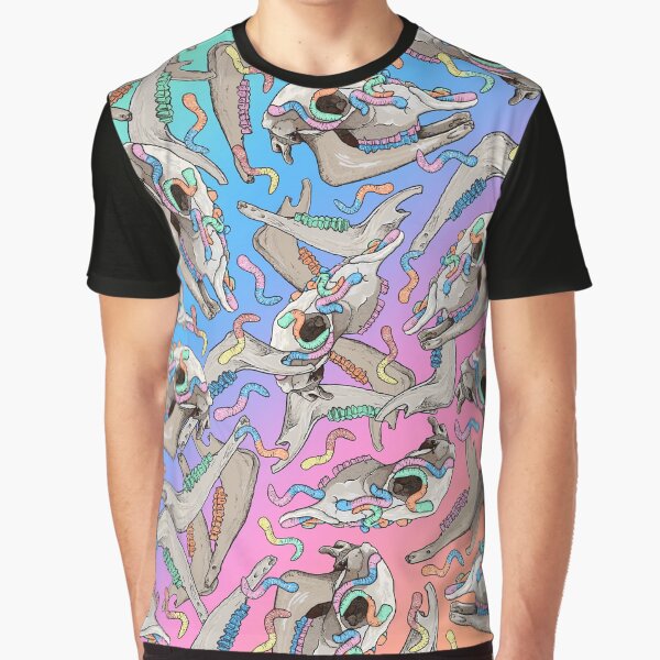Sheep Sugar Skull Graphic T-Shirt