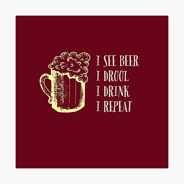 beer lovers Photographic Print