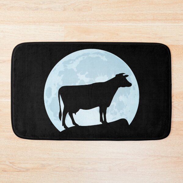 Item preview, cow lover animal moon cow silhouette farmer designed and sold by alaechamlal.