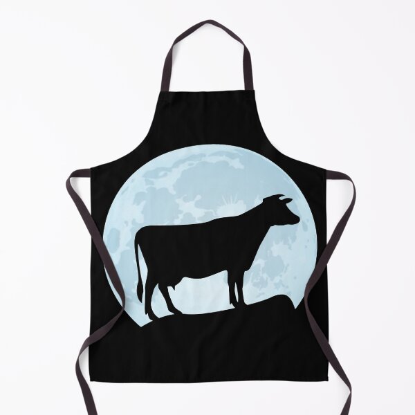 Item preview, cow lover animal moon cow silhouette farmer designed and sold by alaechamlal.