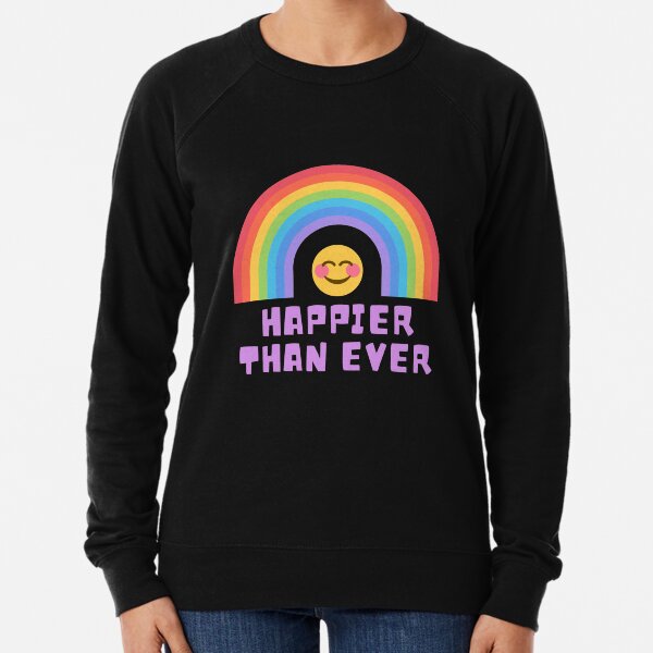 Item preview, Happier Than Ever Rainbow designed and sold by ModkMerch.