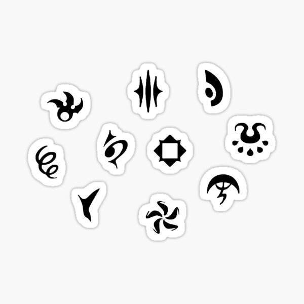 Seven Deadly Sins Symbols Gifts Merchandise Redbubble