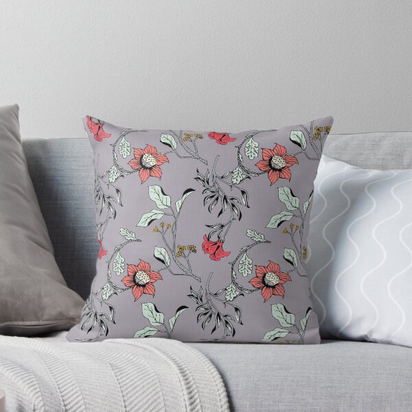 Item preview, Floral Mix Grey designed and sold by Sandee ..