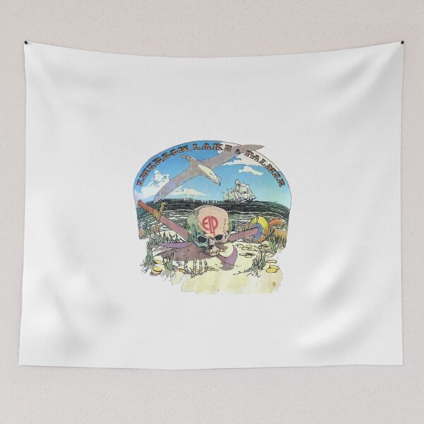 Item preview, ELP Pirates '77 Tour Shirt Recreation Print designed and sold by ThePr00gl0rd.