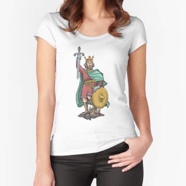King Alfred the Great Fitted Scoop T-Shirt