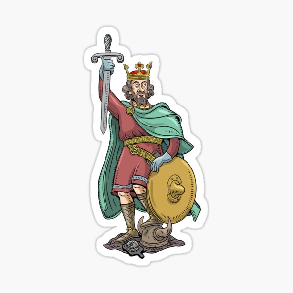 King Alfred the Great Sticker