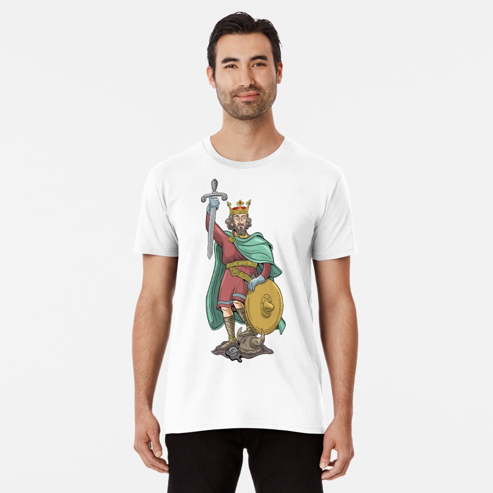 King Alfred Kids T-Shirt by English School - Fine Art America