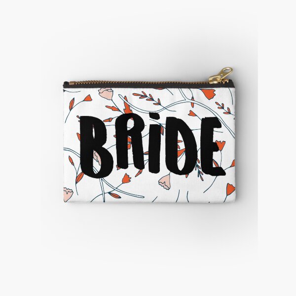Item preview, Bride floral typography art 2 designed and sold by Interpret108.