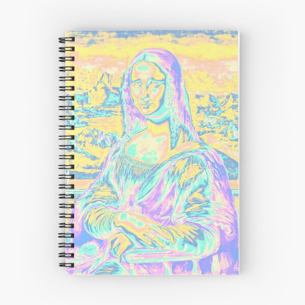Item preview, Mona Lisa in Vaporwave, Iridescent, Holographic Original Design designed and sold by marina ralston.