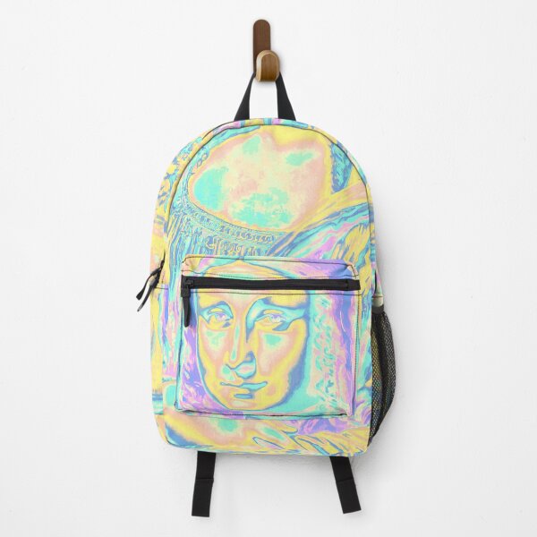 Item preview, Mona Lisa in Vaporwave, Iridescent, Holographic Original Design designed and sold by marina ralston.