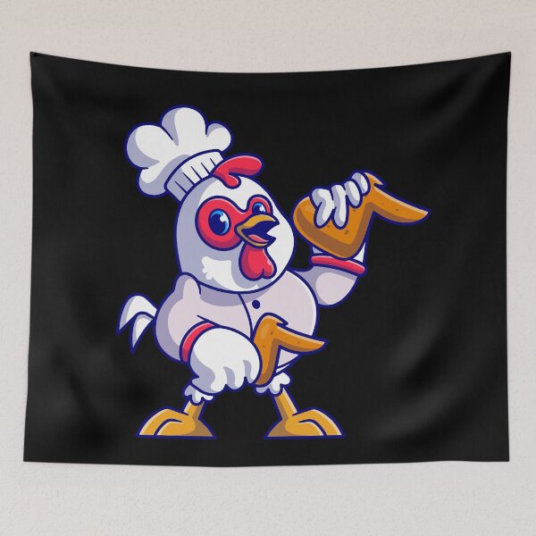 Aperçu de l'œuvre Cute Chicken Chef  créée et vendue par EVERTEESLOVER.