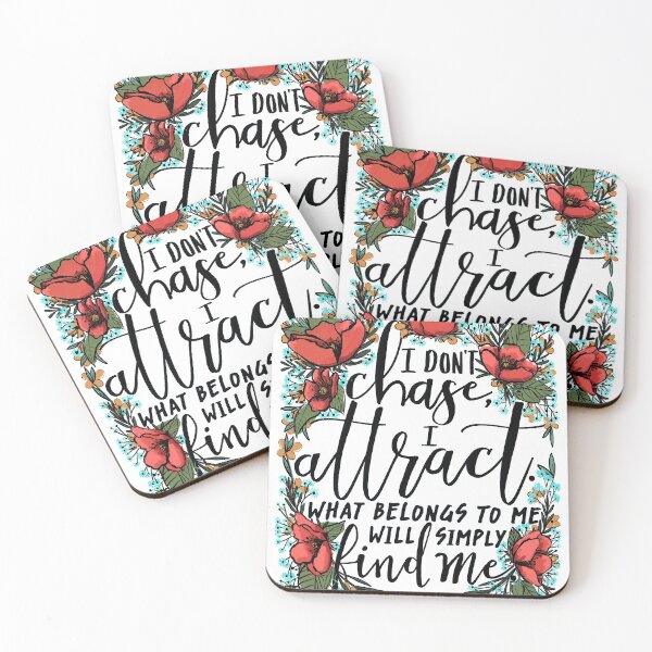 Item preview, I don't chase, I attract + Affirmation designed and sold by traveleroama.