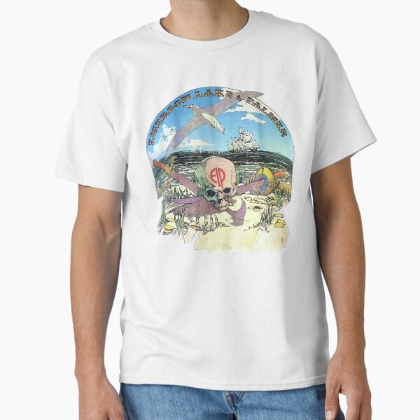 Item preview, ELP Pirates '77 Tour Shirt Recreation Print designed and sold by ThePr00gl0rd.