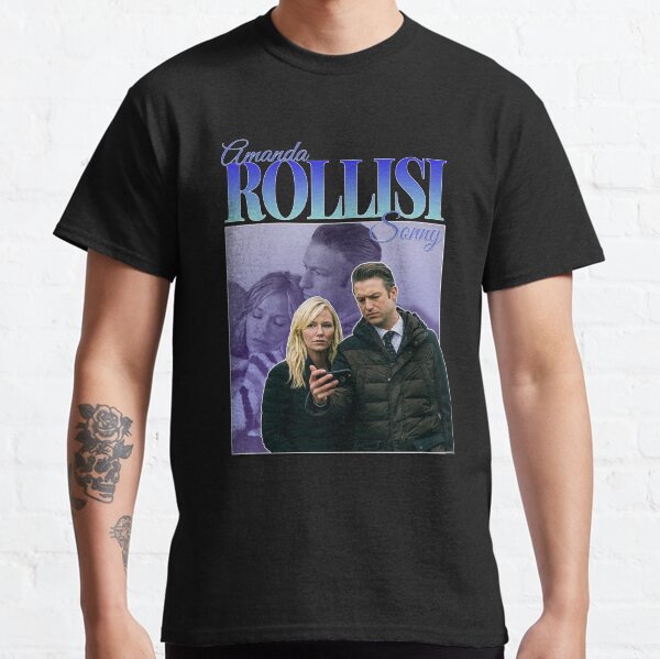Rollisi Amanda Rollins Sonny Carisi 90s Inspired Vintage Homage Classic T-Shirt