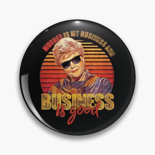 Item preview, Vintage Jessica Fletcher Murder Is My Business And Business Is Good Gifts  designed and sold by Virusss95g.